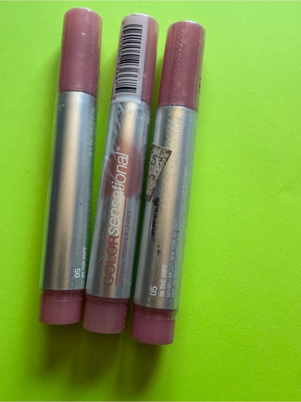 3 Maybelline New York Colorsensational Lipstain 05 In The Buff